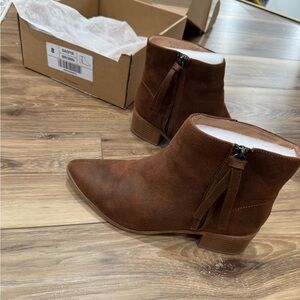 Journee Collection Brown Ankle Boots